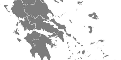 Карта вектор Греция