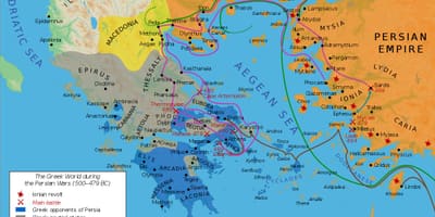 Карта Древней Греции и Персии
