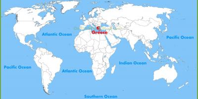 Греция на карте мира